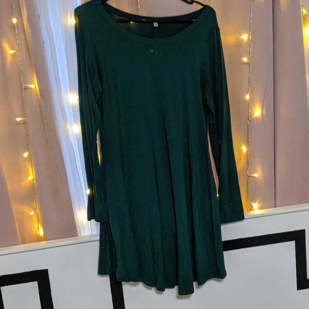 Green dress
